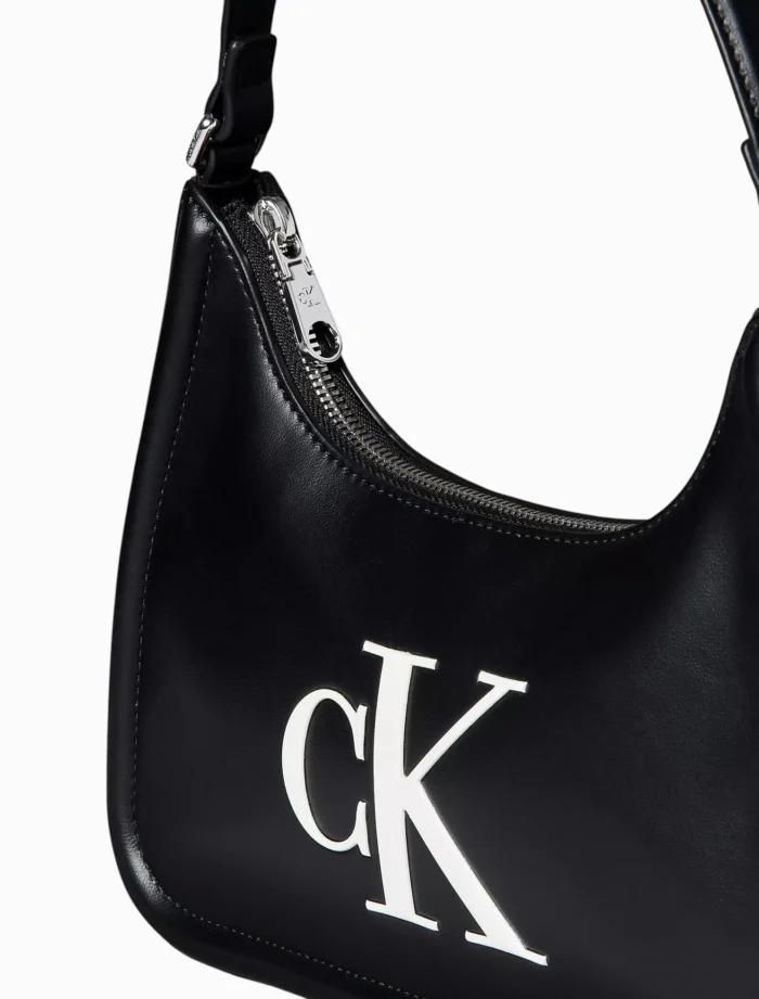 Ck Embossed Monogram Shoulder Bag - Image 4
