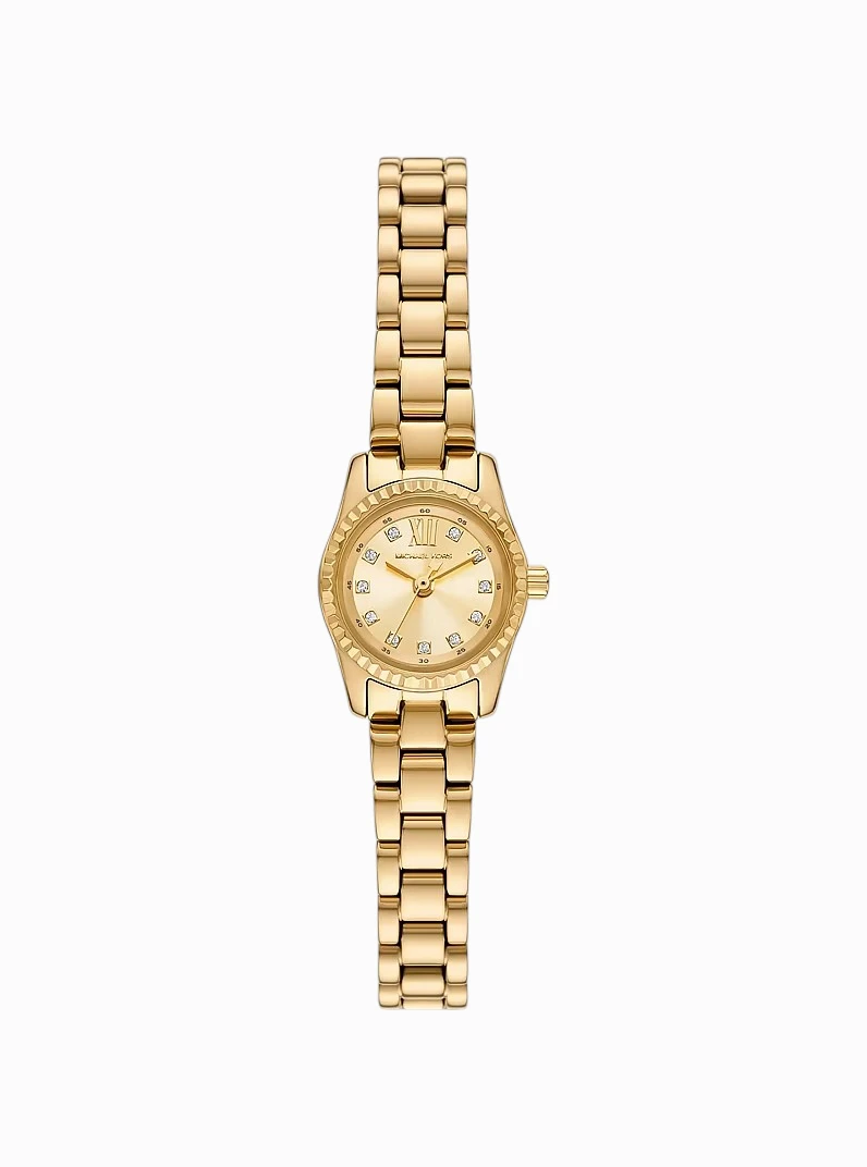 MK4862-0710-0710_1-tif Michael Kors Mini Lexington Pavé Gold Watch - Image 1