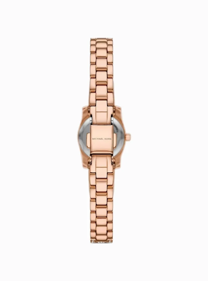 Michael Kors Mini Lexington Pavé Rose Gold Watch - Image 2