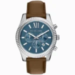 Michael Kors Oversized Lexington Leather Watch