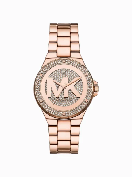 Michael Kors Lennox Pavé Rose Gold Watch