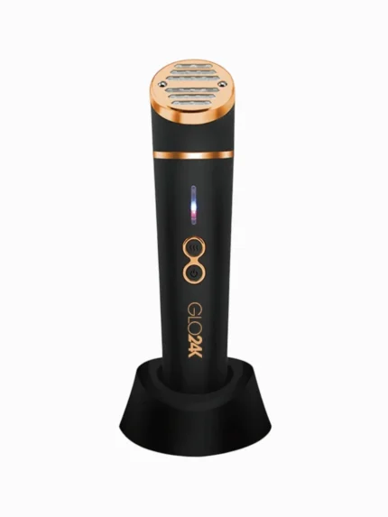 GLO24K Red Light LED Rejuvenation Device with Heat / Vibration + Hydra Gel