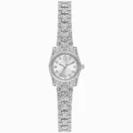 Michael Kors Mini Lexington Pavé Silver Watch